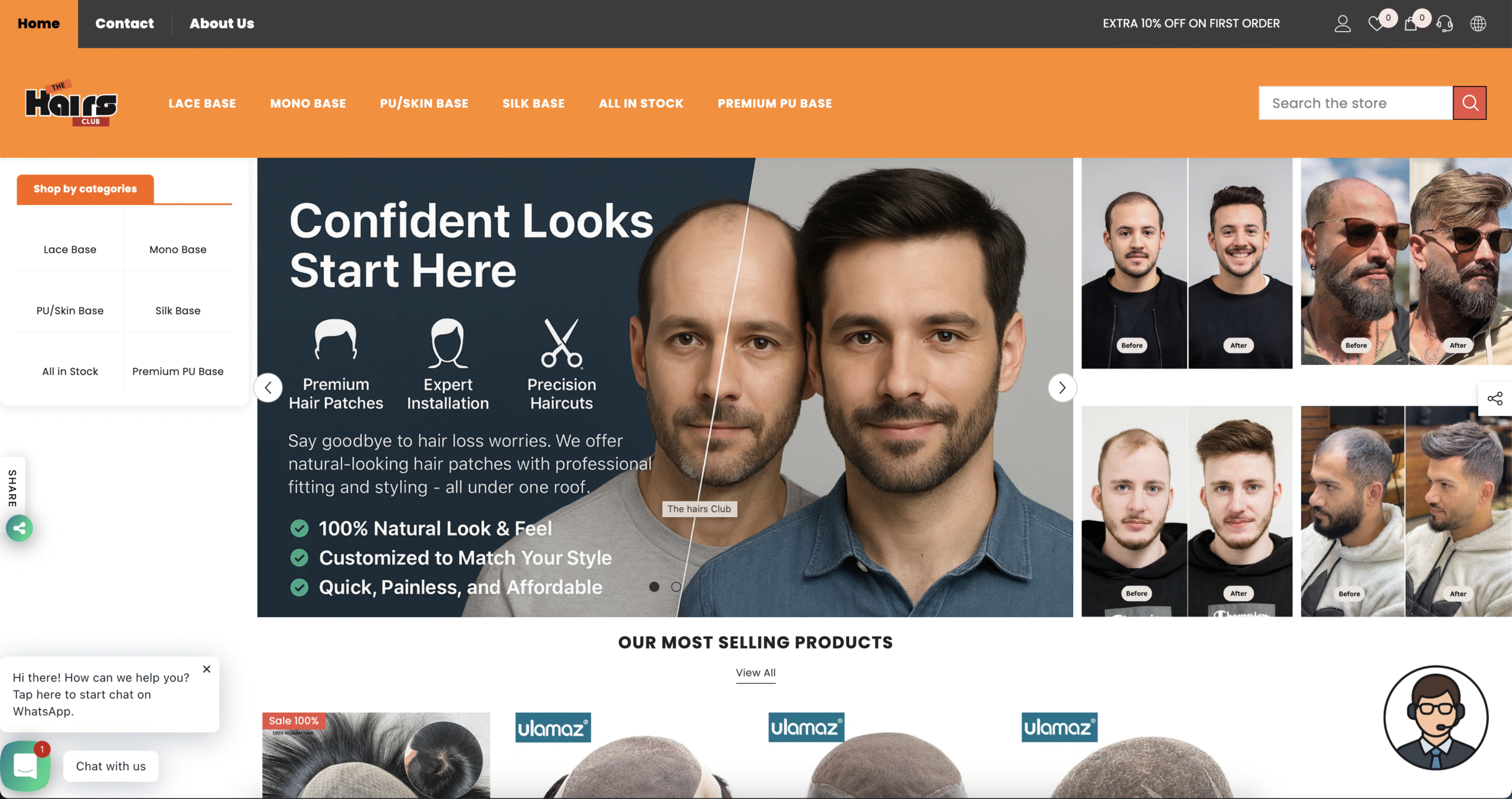 Hairs club UK Homepage